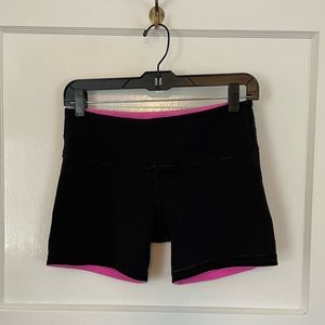 Lululemon reversible yoga shorts